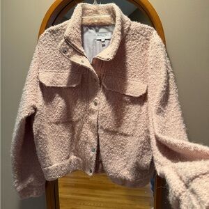 Michael Stars light pink bomber Jacket